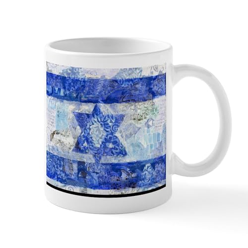 White - Flag Of Israel Mugs