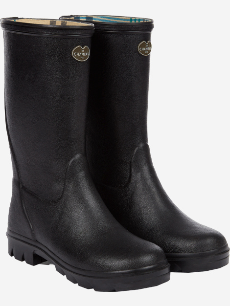 Le Chameau Petite Aventure Women's Waterproof Rubber Boots - Comfortable Rain & Garden Wellingtons for Outdoor Activities, Hiking & Farming