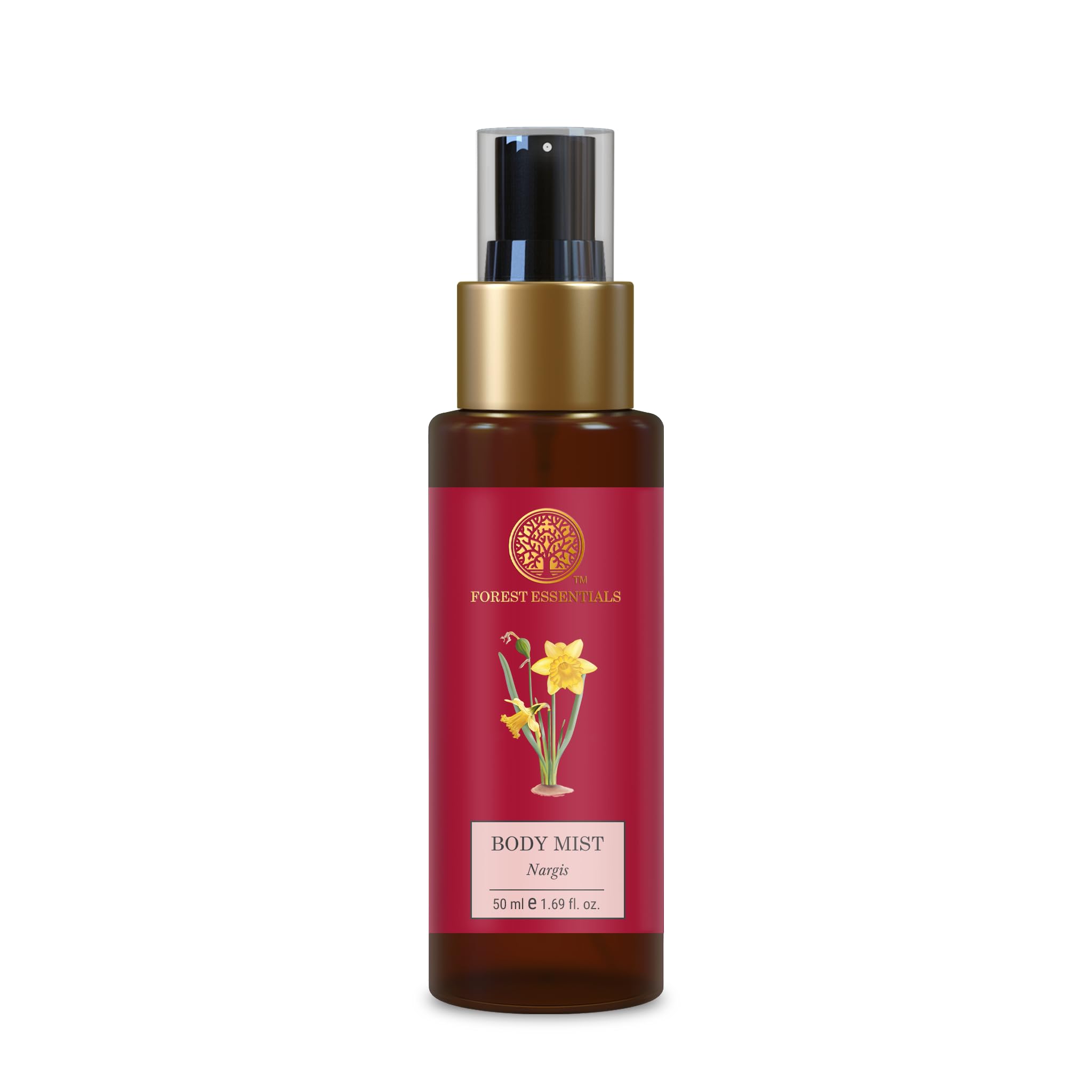 Forest Essentials Travel Size Body Mist Nargis & Honey Vanilla Combo – Luxurious Fragrance for Travel, Gym, and Everyday Use
