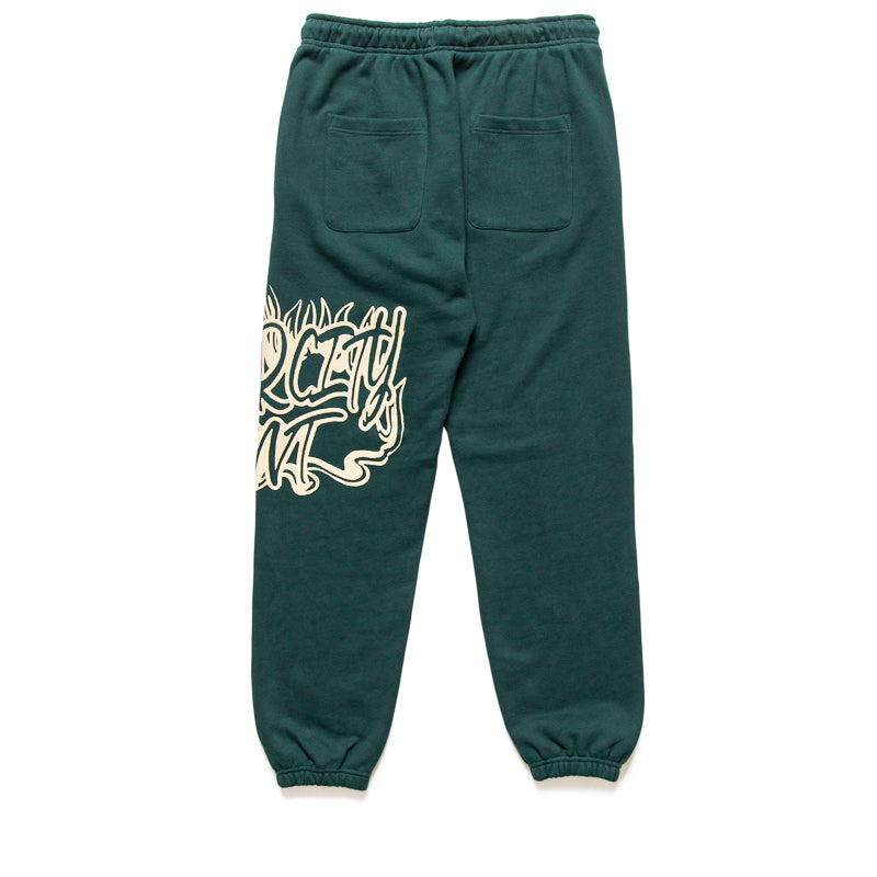 Honor The Gift Men's Green Sweatpants - Comfortable Casual Joggers for Lounge, Workout & Streetwear Fashion