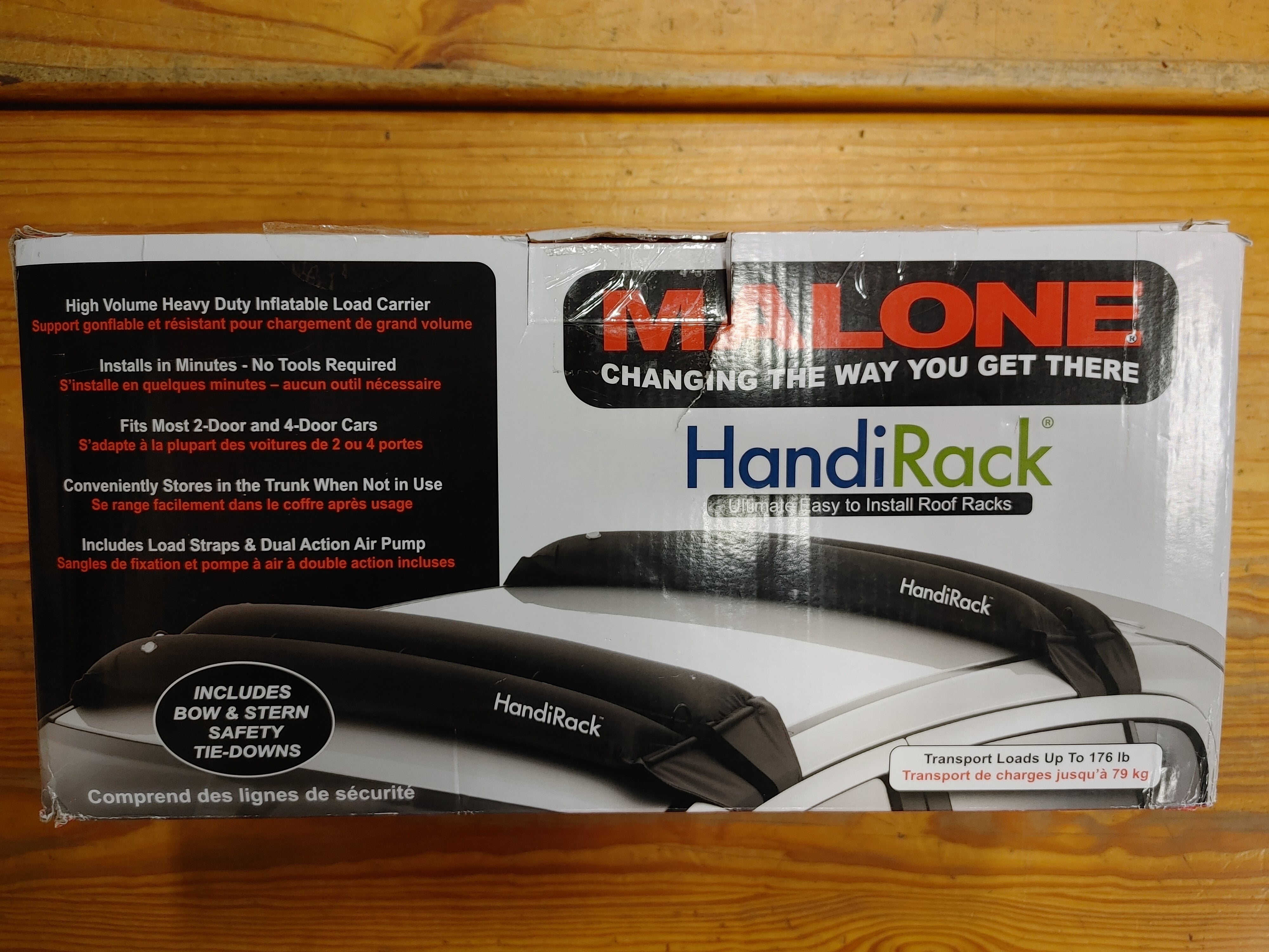 Malone HandiRack Inflatable Car Roof Rack - Scratch & Dent Resistant for Secure Cargo Transport - Perfect for Road Trips, Camping & Outdoor Adventures
