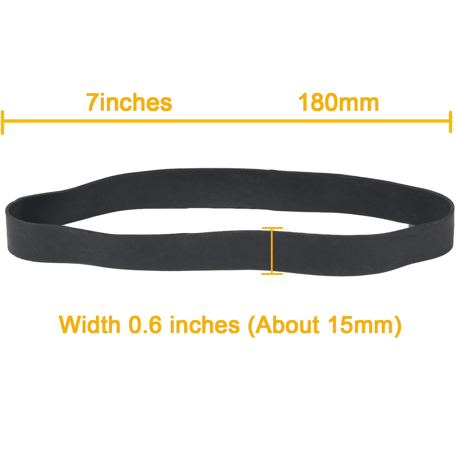 Heavy Duty Rubber Bands Size #107 - 33PCS Large Wide Elastic Bands for Office, File Folders, Trash Cans, Litter Box - Durable Multi-Purpose Rubber Bands (Black, Blue, Light Brown) - Perfect for Organizing, Securing Items & Household Use