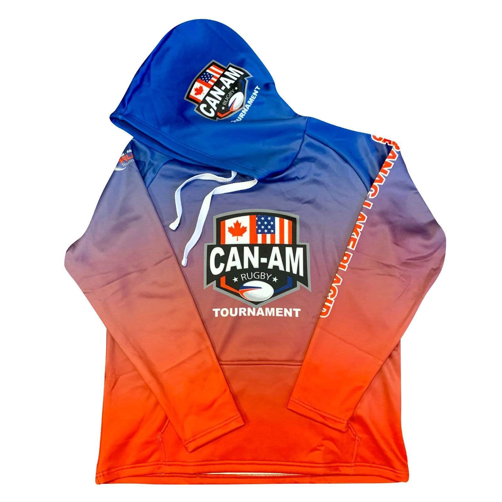CAN AM Rugby Sublimated Hoody - Premium Performance Hoodie for Rugby Players & Fans - Perfect for Training, Games & Casual Wear