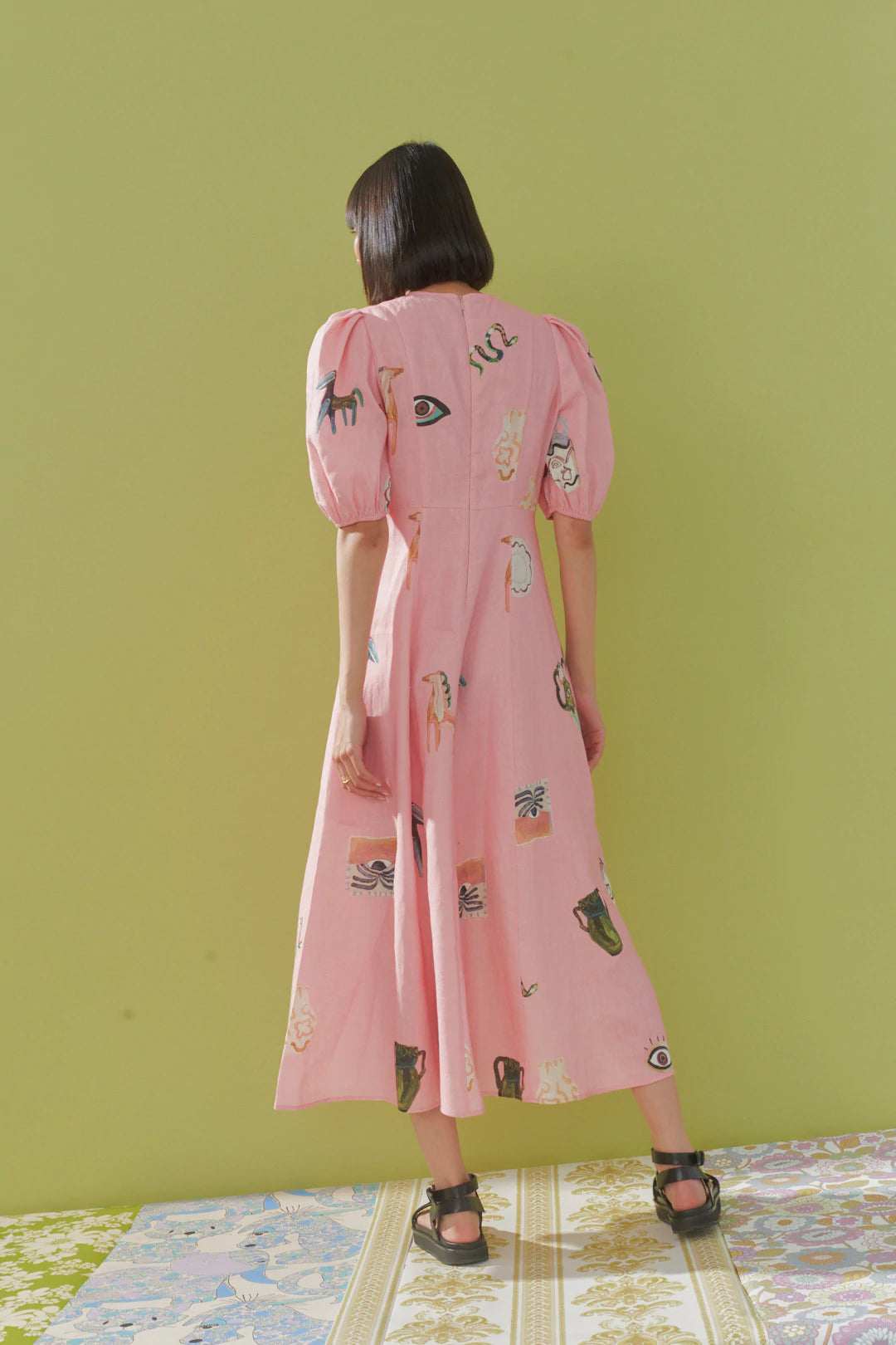 Preorder Cleo Midi Dress - Elegant Women's Flowy Summer Dress for Casual & Party Wear | Perfect for Beach Vacations, Date Nights & Special Occasions