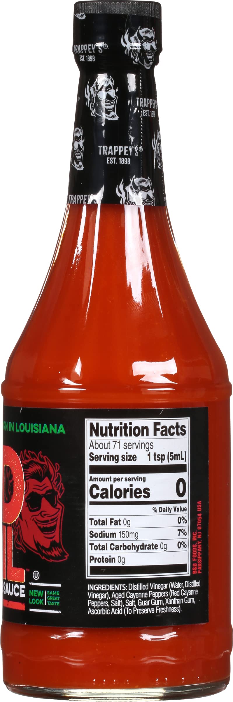Trappey's Red Devil Hot Sauce - 12 Ounce (Pack of 2) | Louisiana Style Cayenne Pepper Sauce for Wings, Tacos & BBQ | Spicy Condiment for Cooking & Grilling