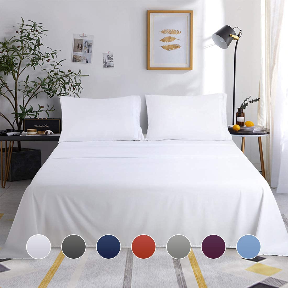 Luxury 100% Cotton King Size Sheet Set - Ultra Soft & Breathable 4-Piece Bedding Set with 800 Thread Count, Fits Mattresses up to 21 Inches (Beige) | Perfect for Master Bedrooms, Guest Rooms & Hotel-Style Comfort