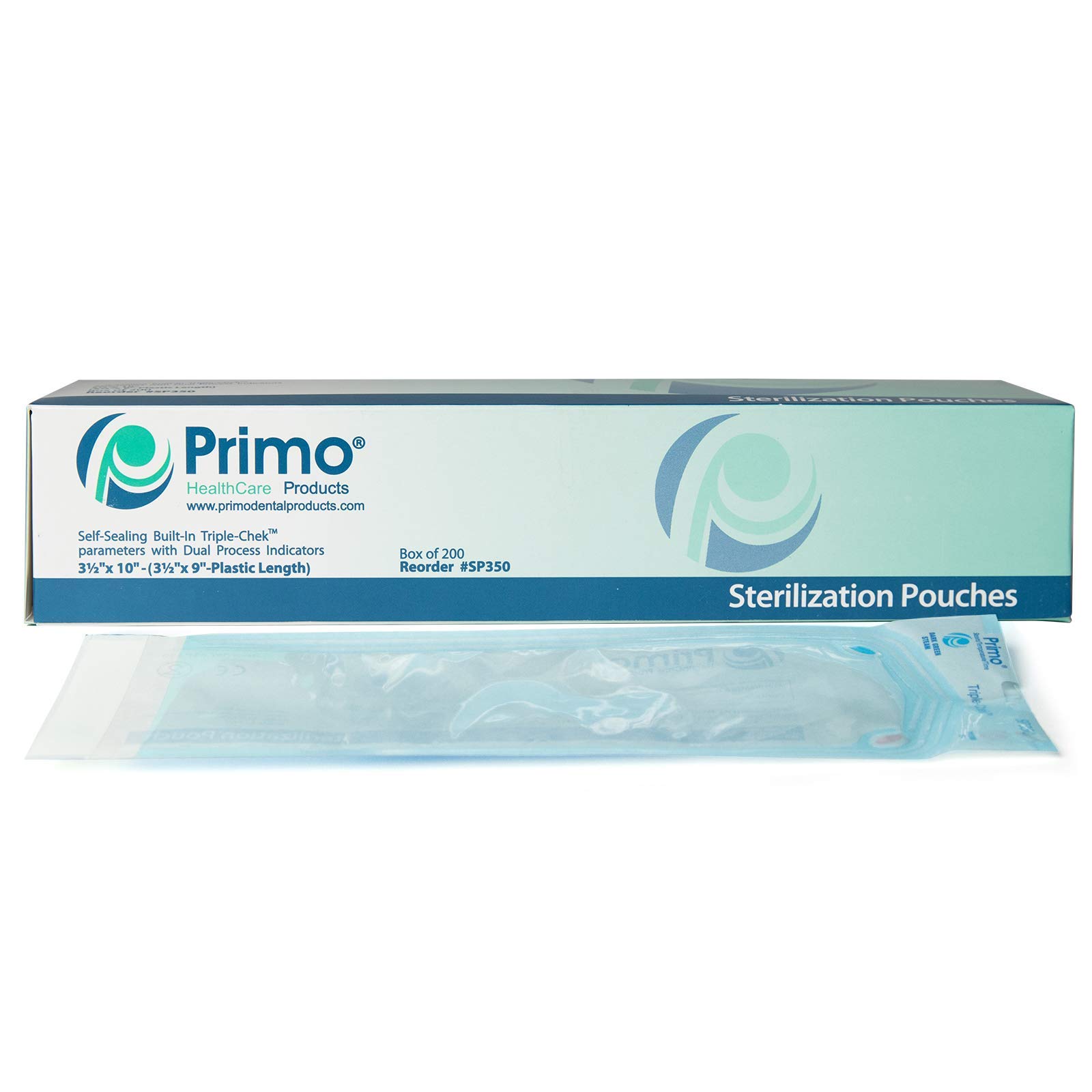 Autoclave Sterilization Pouches 5.25 x 10 Inches - Self Seal Sterilizer Bags for Dental Tools, Tattoo & Nail Supplies - Pack of 200 - Perfect for Dental Clinics, Tattoo Studios & Nail Salons