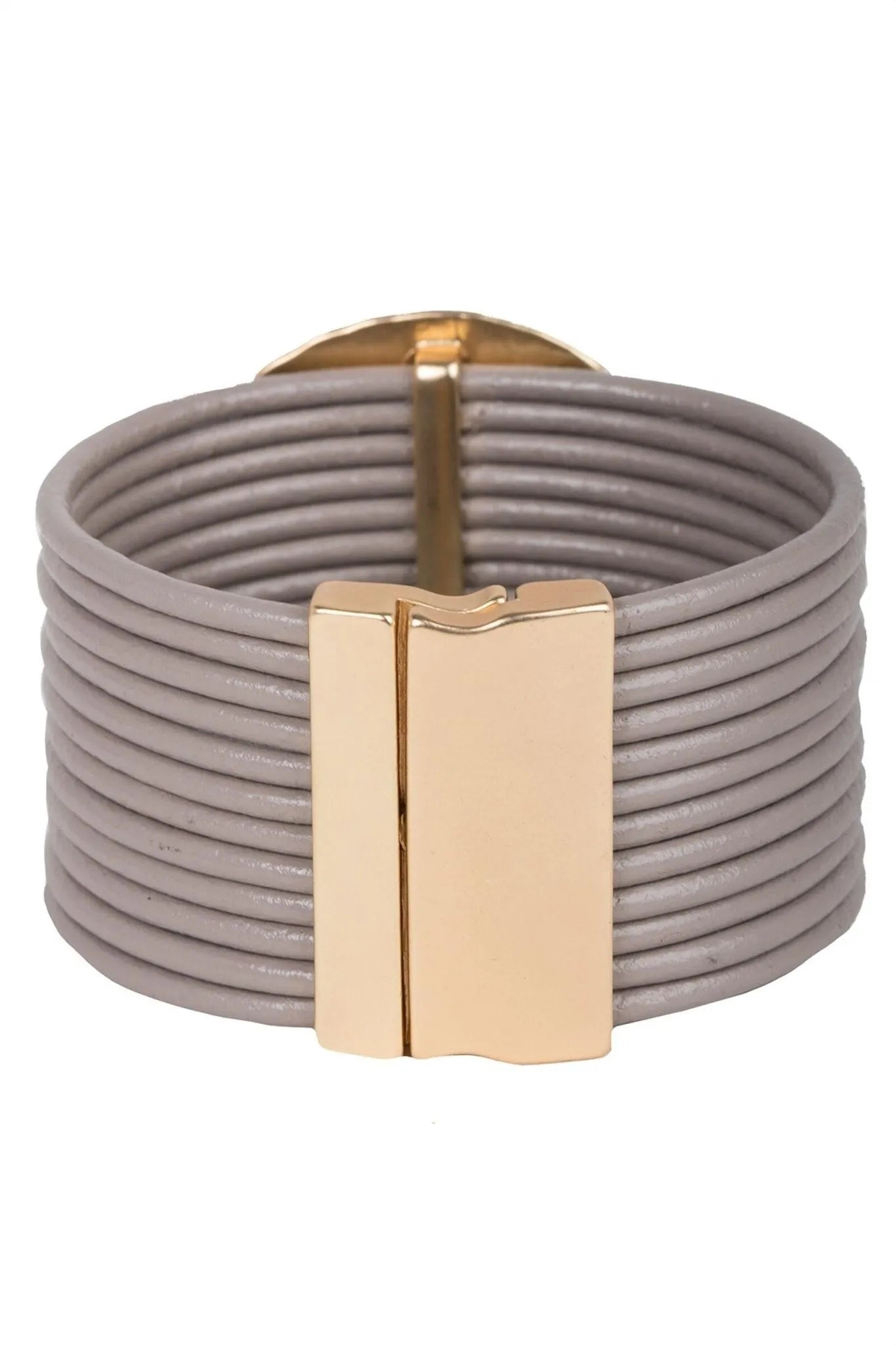 Slash Leather Bracelet for Men & Women - Genuine Leather Adjustable Wristband - Perfect for Casual Wear, Gifts & Everyday Fashion Accessories