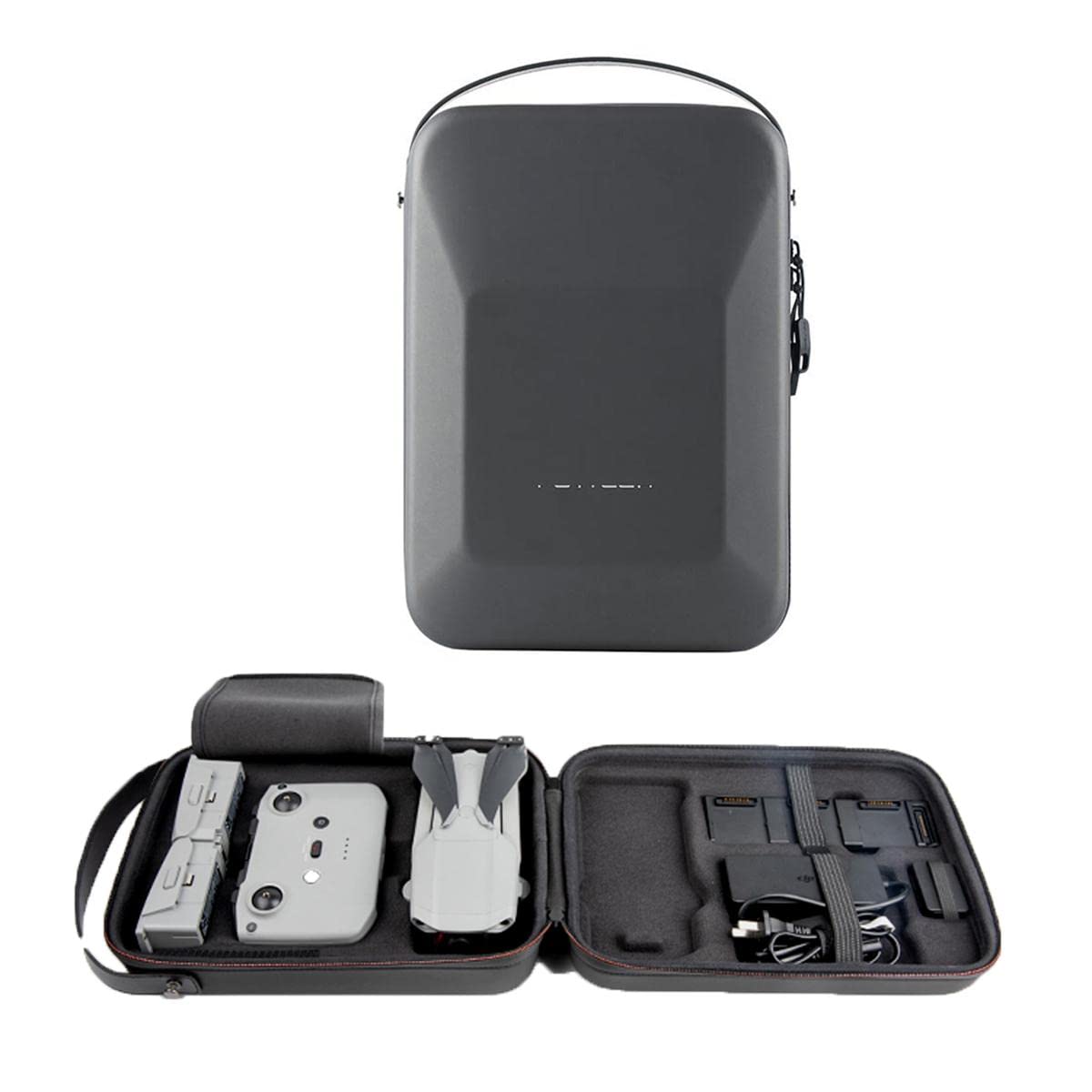 Fire Wolf Mavic Air 2 Hard Case - Waterproof Hardshell Backpack for DJI Mavic Air 2 Drone, Controller & Accessories - Perfect for Travel, Hiking & Outdoor Photography