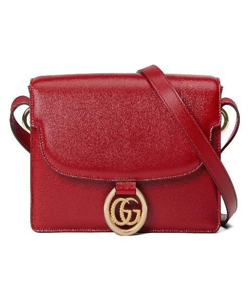 Gucci Small Leather Shoulder Bag for Women - Red Crossbody Purse | Perfect for Work, Travel & Evening Out
