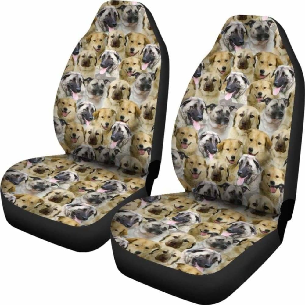 Premium Anatolian Shepherd Full Face Car Seat Covers - Durable Pet Protection for Cars, Trucks & SUVs - Perfect for Travel, Daily Commutes & Outdoor Adventures