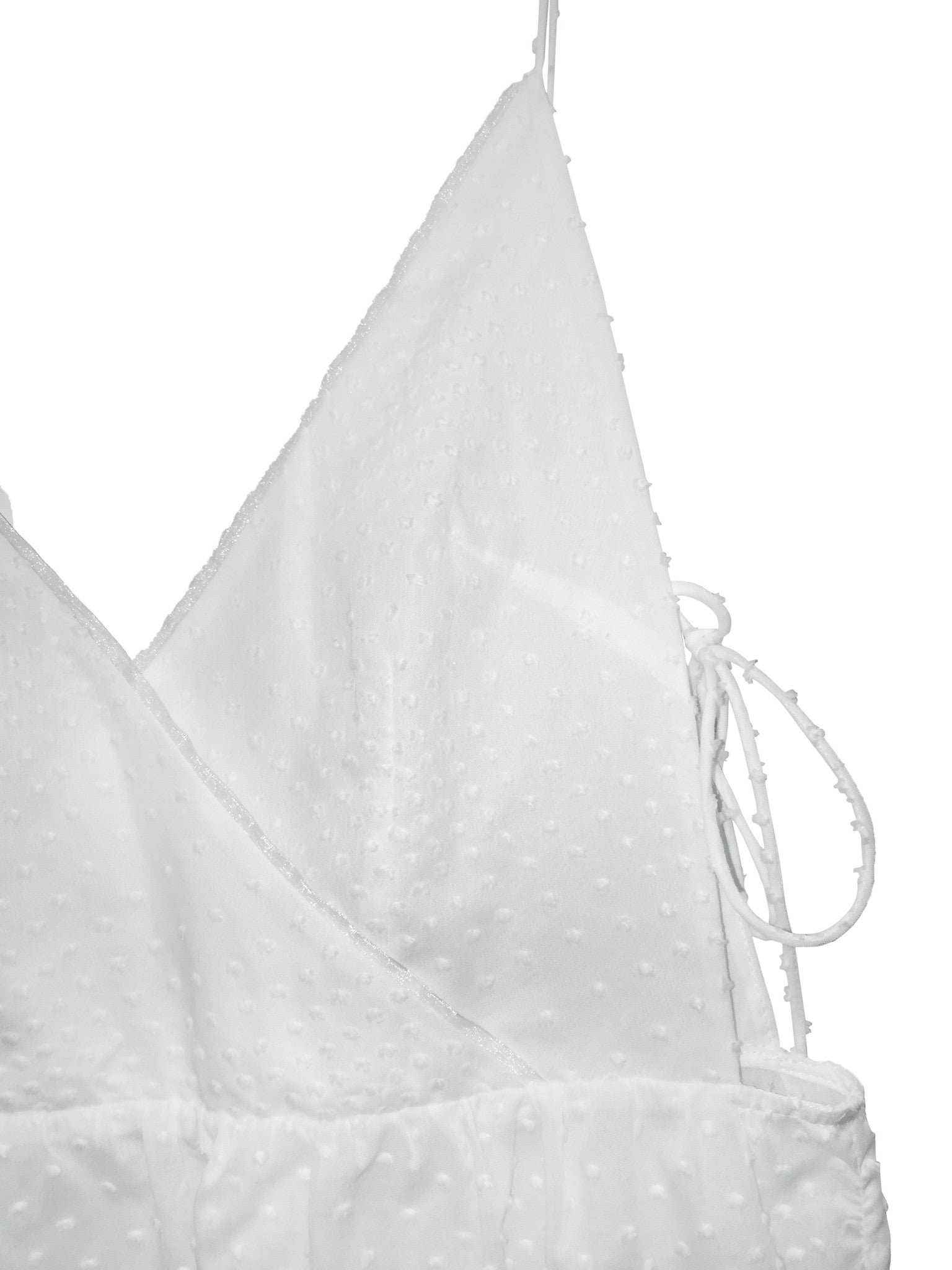 Women's Mackenzie Cotton Front Dress in White - Casual Summer Dress for Beach, Brunch & Everyday Wear