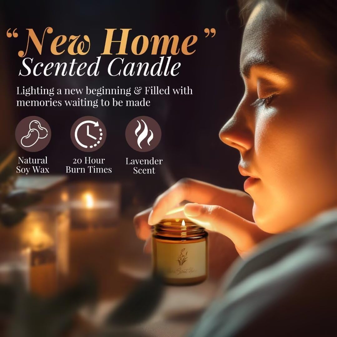 11-Piece Housewarming Gift Basket Set - Includes Sweet Home Serving Board, Ceramic Coasters & Scented Candle - Perfect New Home Gifts for Couples, Women & Men - Ideal for Housewarming Parties & New Home Celebrations