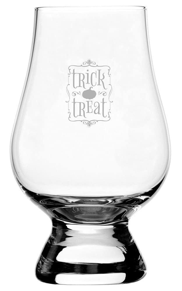 Halloween Whisky Glass 6.5oz - Glencairn Compatible for Trick or Treat Parties