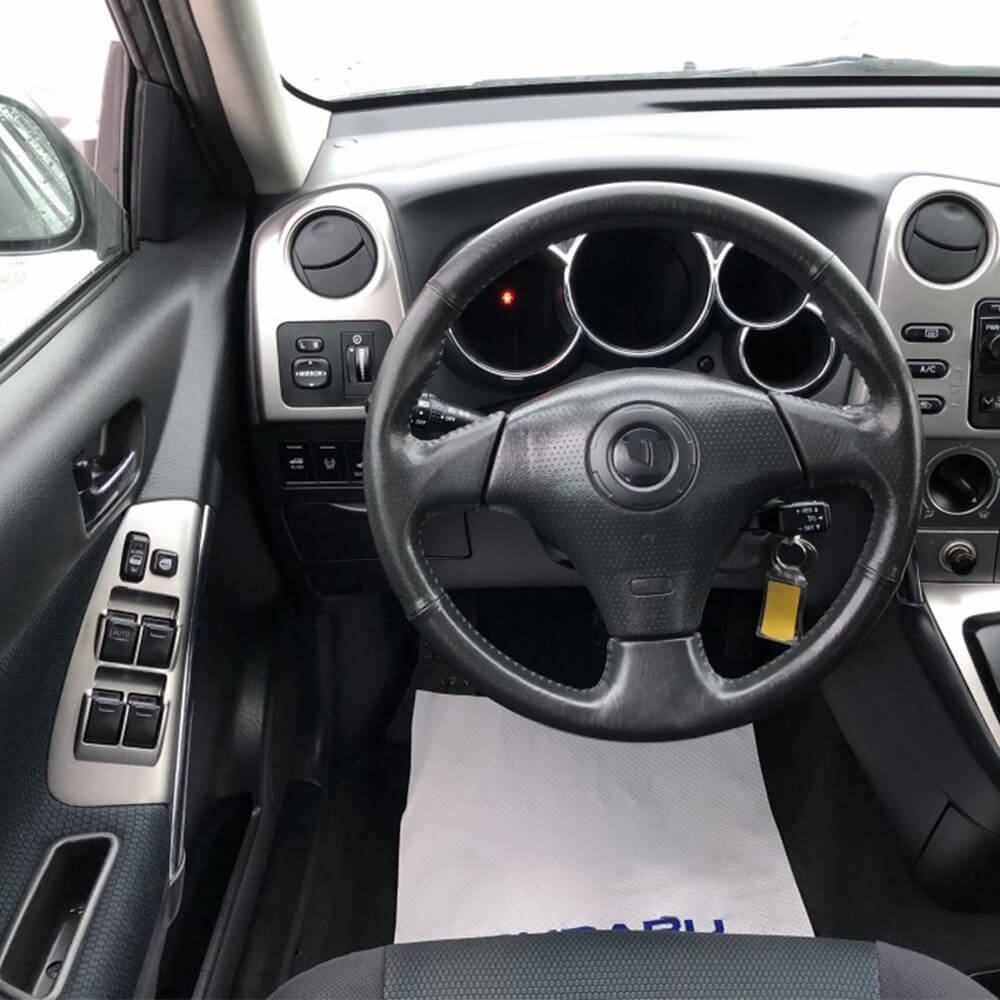 Driver Side Window Switch Bezel Plate Compatible with 2003-2008 Toyota Matrix & Pontiac Vibe - Replacement Power Window Control Panel Trim for Smooth Operation (Perfect for DIY Car Repairs & Window Mechanism Upgrades)