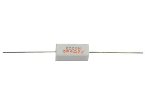 McBride MCR407 5 4.7 Ohm Resistor - High Precision Carbon Film Resistor for Electronics, DIY Projects, and Circuit Repair (Pack of 5) | Ideal for Amplifiers, Power Supplies, and Electronic Prototyping