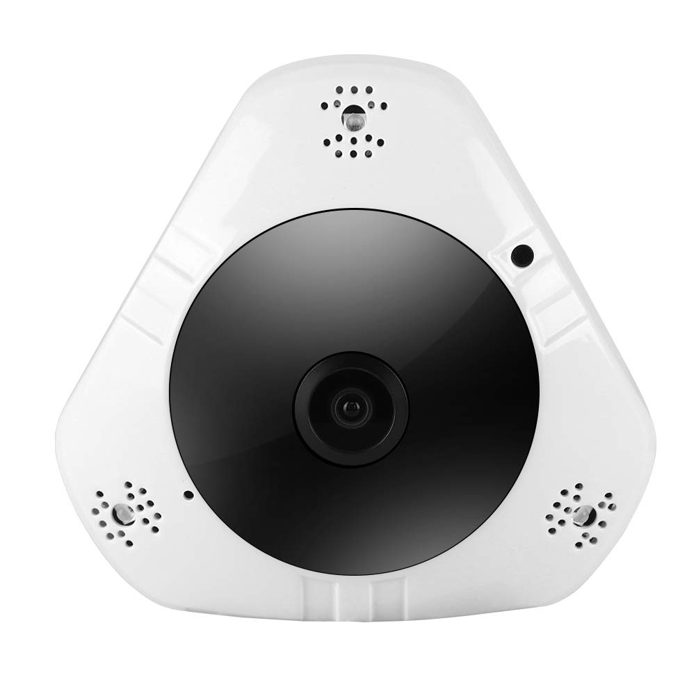 Yoidesu 360 Degree Panoramic WiFi IP Dome Camera - 960P HD Home Security Surveillance with Fisheye Lens, Infrared Night Vision & Motion Detection Alarm - Indoor/Outdoor Smart Camera for Baby Monitor, Pet Watching & Office Security