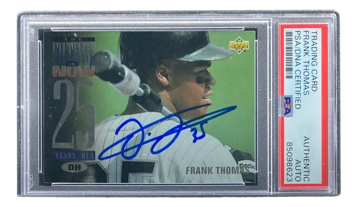 Frank Thomas Autographed 1994 Upper Deck #55 Chicago White Sox Baseball Card - PSA/DNA Certified - Perfect for Collectors & Sports Memorabilia Displays