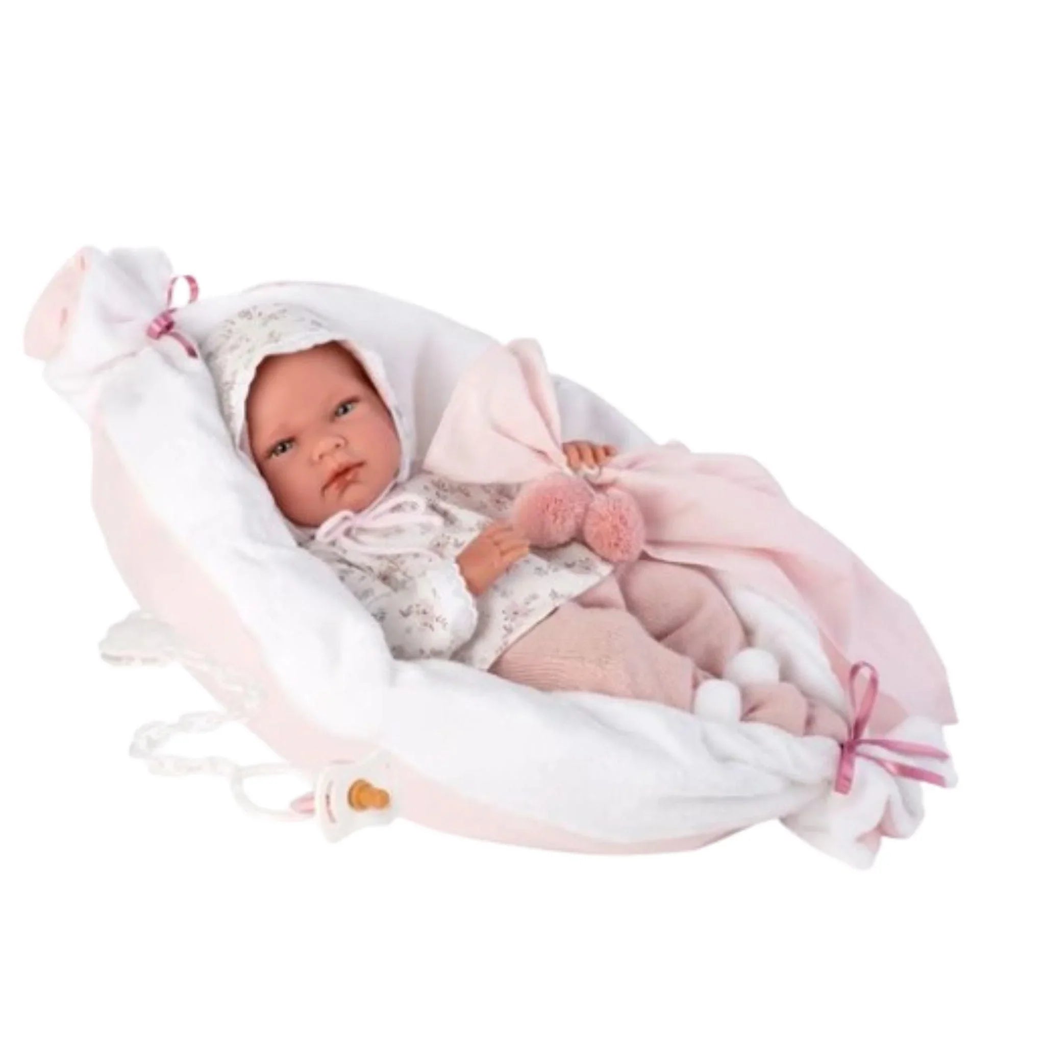 Baby Doll Nikki with Reversible Blanket - Soft Cuddly Toy for Kids, Perfect for Playtime, Naptime & Gift Giving