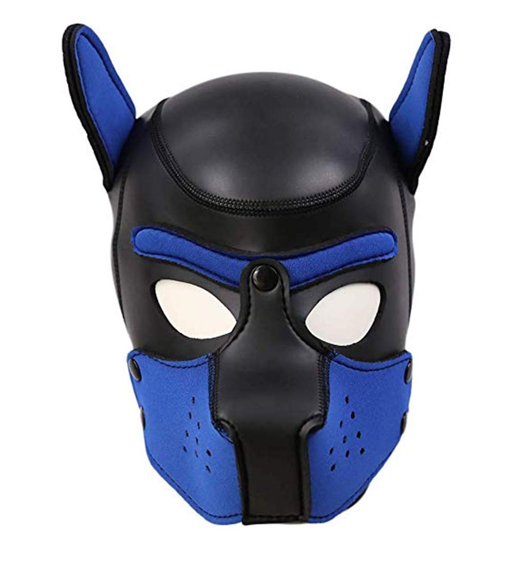 Custom Neoprene Puppy Hood - Full Face Novelty Dog Head Mask Costume for Cosplay, Halloween & Pet Parties | Soft & Comfortable Animal Mask for Dogs