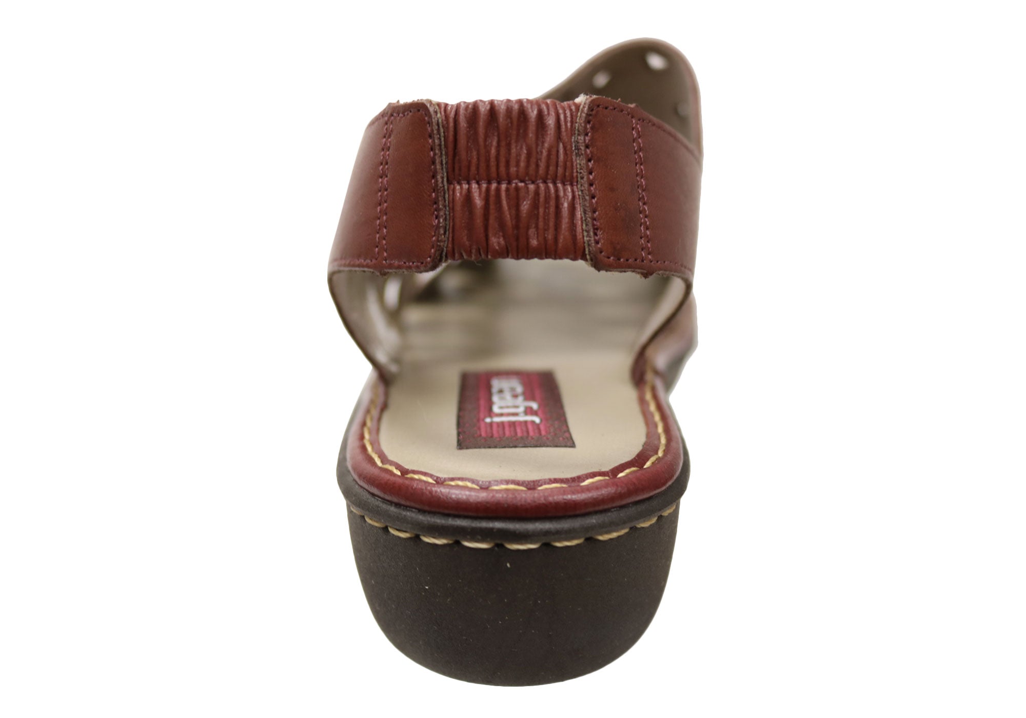 J Gean Women's Comfortable Leather Sandals - Handmade in Brazil - Perfect for Beach, Vacation & Summer Outfits