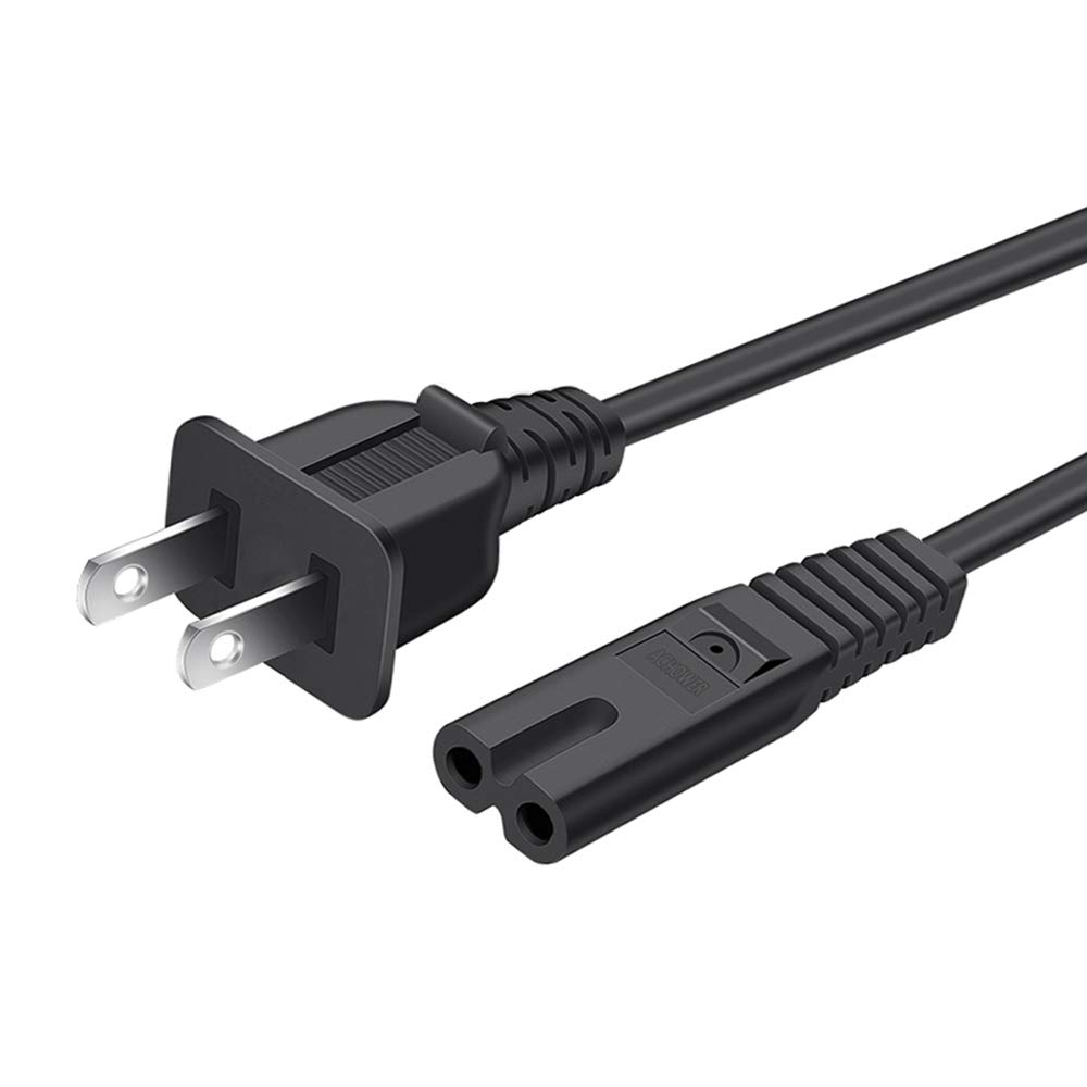Epson Printer Power Cord Replacement - UL Listed 6FT 18AWG 2-Prong Power Cable for Epson XP-310 XP-300 XP-410 XP-400 XP-600 XP-610, Stylus & Workforce Printers - Perfect for Home Office & Small Business Printing Needs
