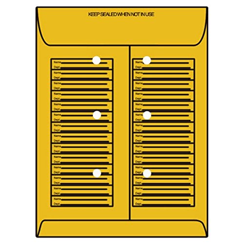 Open End Interdepartmental Mail Envelopes 10x13 Inches - 28lb Heavy Duty with Multi-Tak Fastener & Black Imprint - Ideal for Office Documents, Business Mail & Corporate Communication
