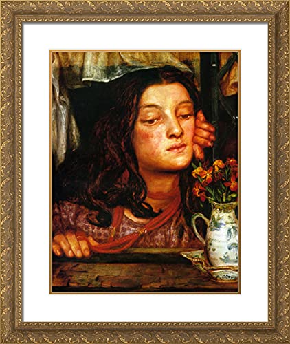 Gold Ornate Wood Frame with Double Matting