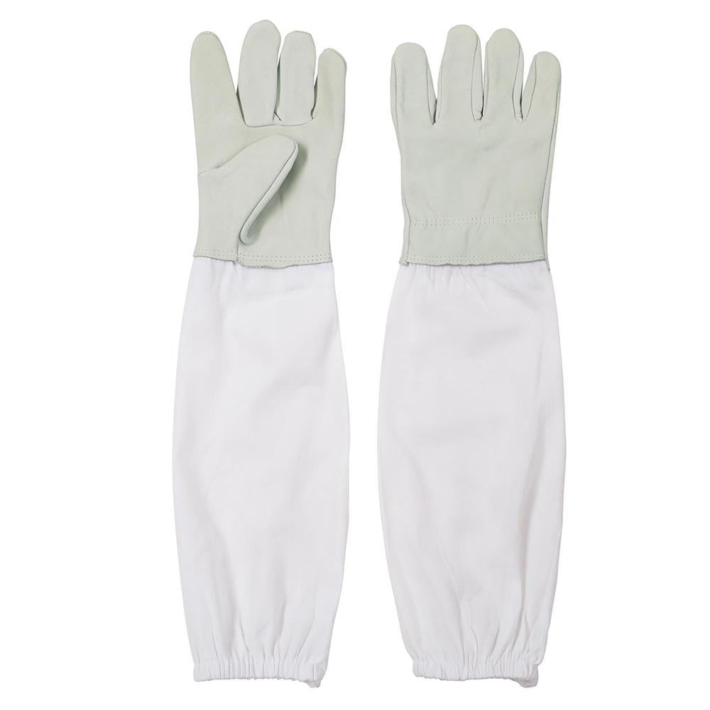 TheLAShop XL Beekeeping Gloves - Premium Goatskin Protective Gloves with Long Sleeves for Beekeepers & Honey Harvesting | Ideal for Apiary Work, Hive Inspection & Bee Handling