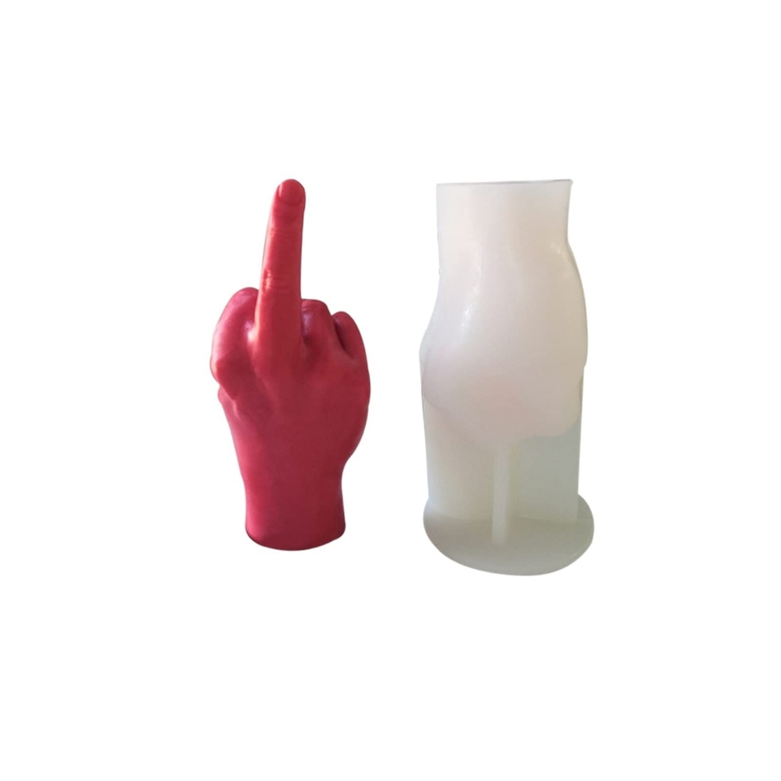 ZJYUUJE 22cm Large Hand-Shaped Silicone Candle Mold - DIY Candle Making Kit for Plaster, Wax & Resin Crafts - Perfect for Halloween Decor, Home Fragrance & Gift Making (Color: 01, Size: A)
