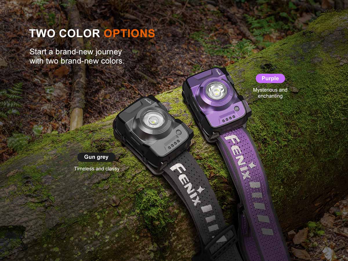 Fenix HL12R V2.0 Rechargeable Headlamp - 300 Lumens LED Headlight with USB-C Charging for Camping, Hiking, Running & Outdoor Adventures