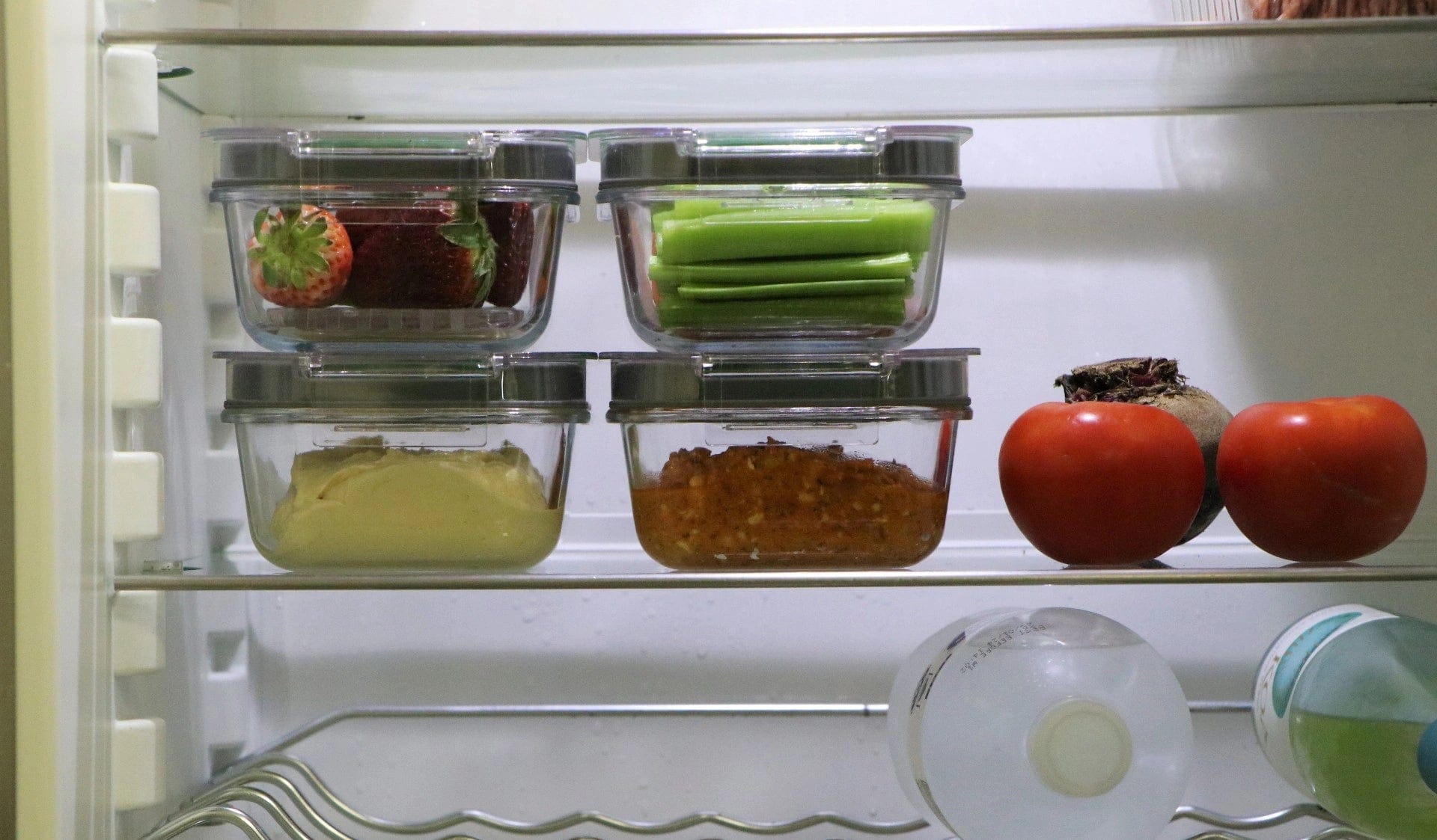 Vac U Seal 650ml Vacuum Sealer Container Set of 3 - Airtight Food Storage for Meal Prep, Sous Vide & Leftovers | BPA-Free Kitchen Essentials