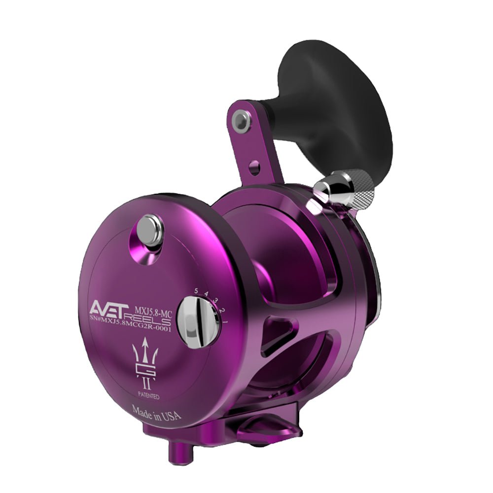 Avet MXJ G2 5.8:1 Single Speed Fishing Reel - Saltwater & Freshwater Spinning Reel for Offshore & Inshore Fishing