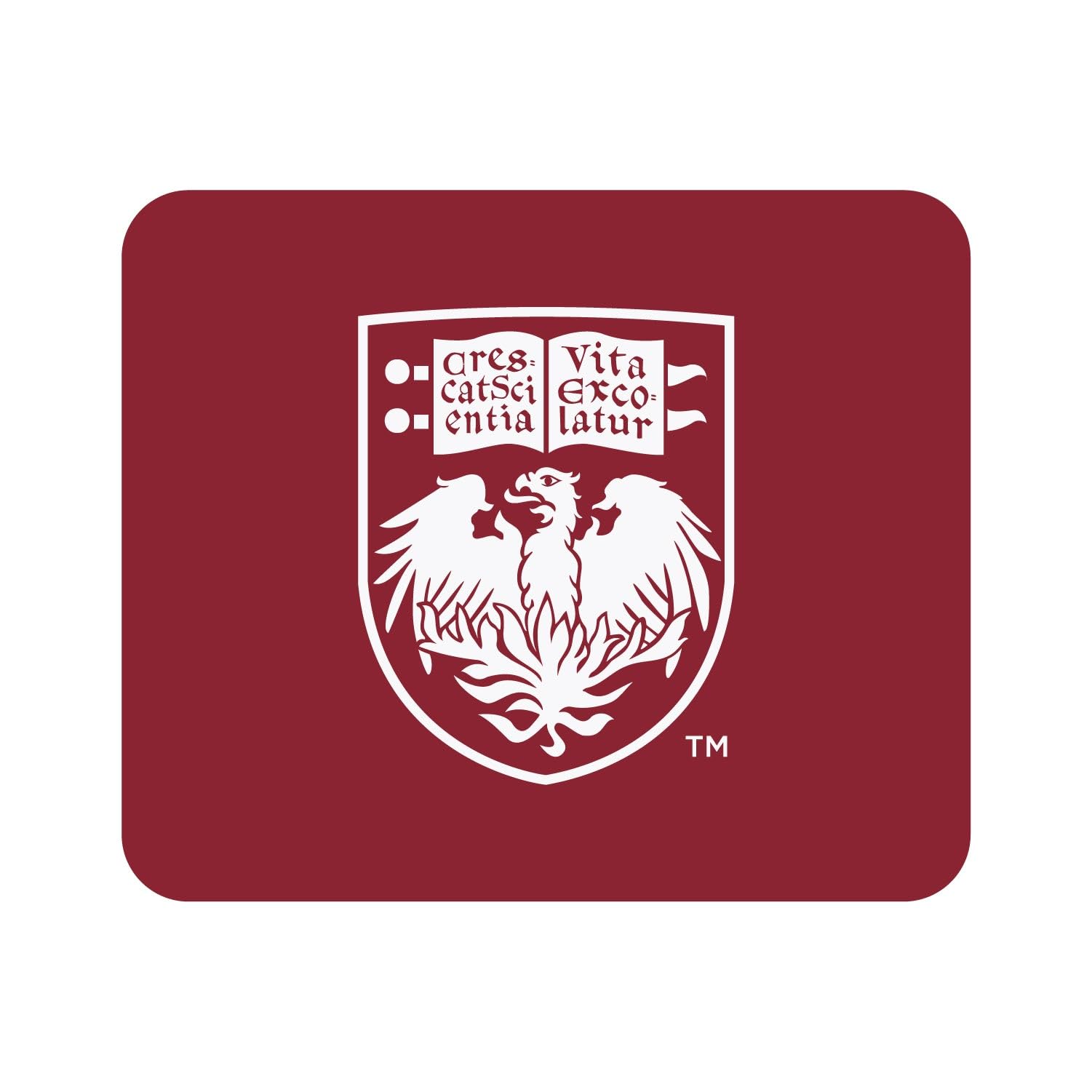 OTM Essentials University of Chicago Standard Fabric Mouse Pad - Classic Gaming & Office Desk Accessory for Work, Study & PC Gaming
