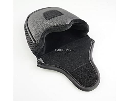 Premium Black Golf Club Iron Head Covers for Men - Blade & Putter Protection - Durable & Stylish Headcovers for Golf Course & Driving Range Use