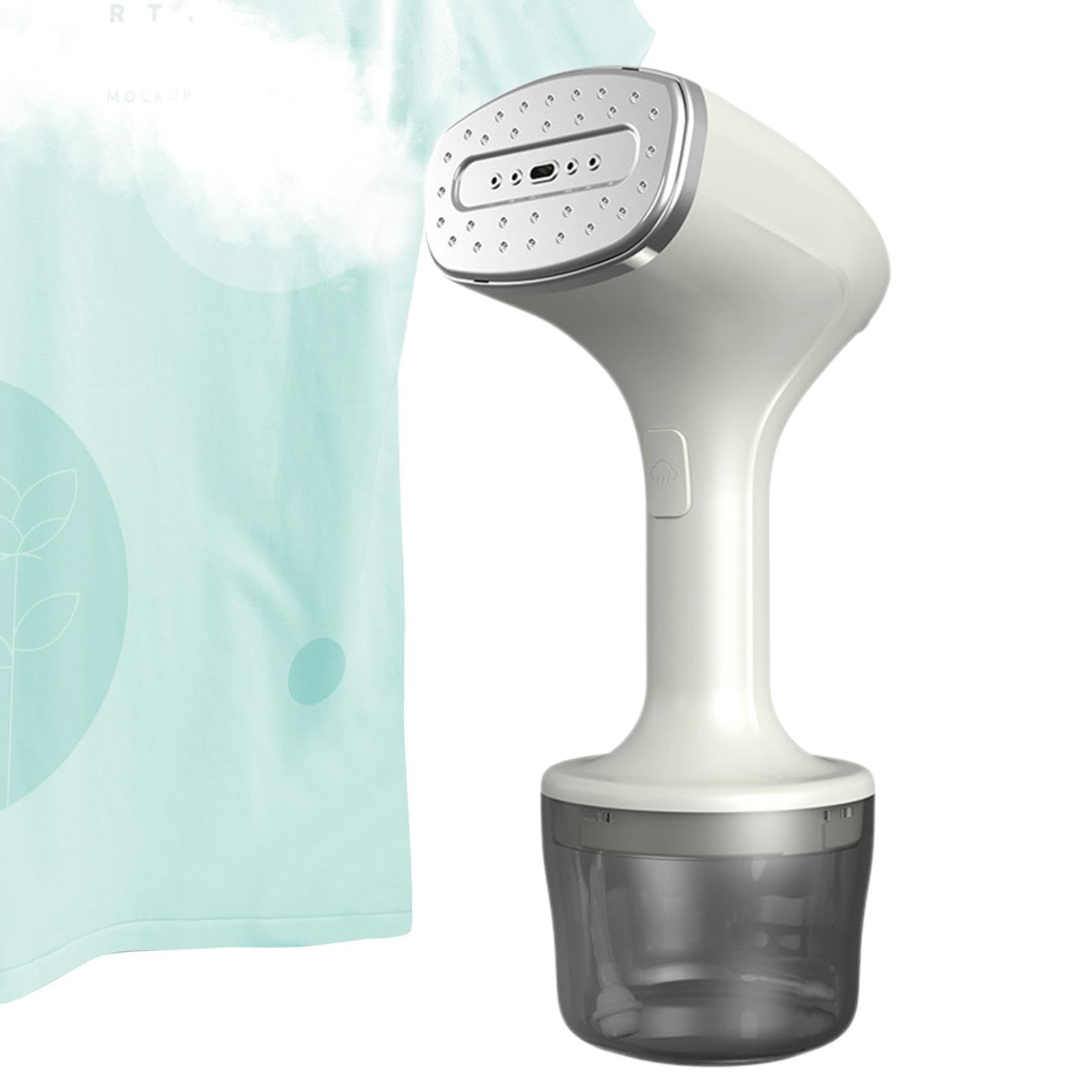 Portable Fabric Steamer for Clothes - 260ml Handheld Garment Steamer with Auto Off | Compact Travel Steam Iron for Wrinkle Removal | Perfect for Home, Travel & Office Use