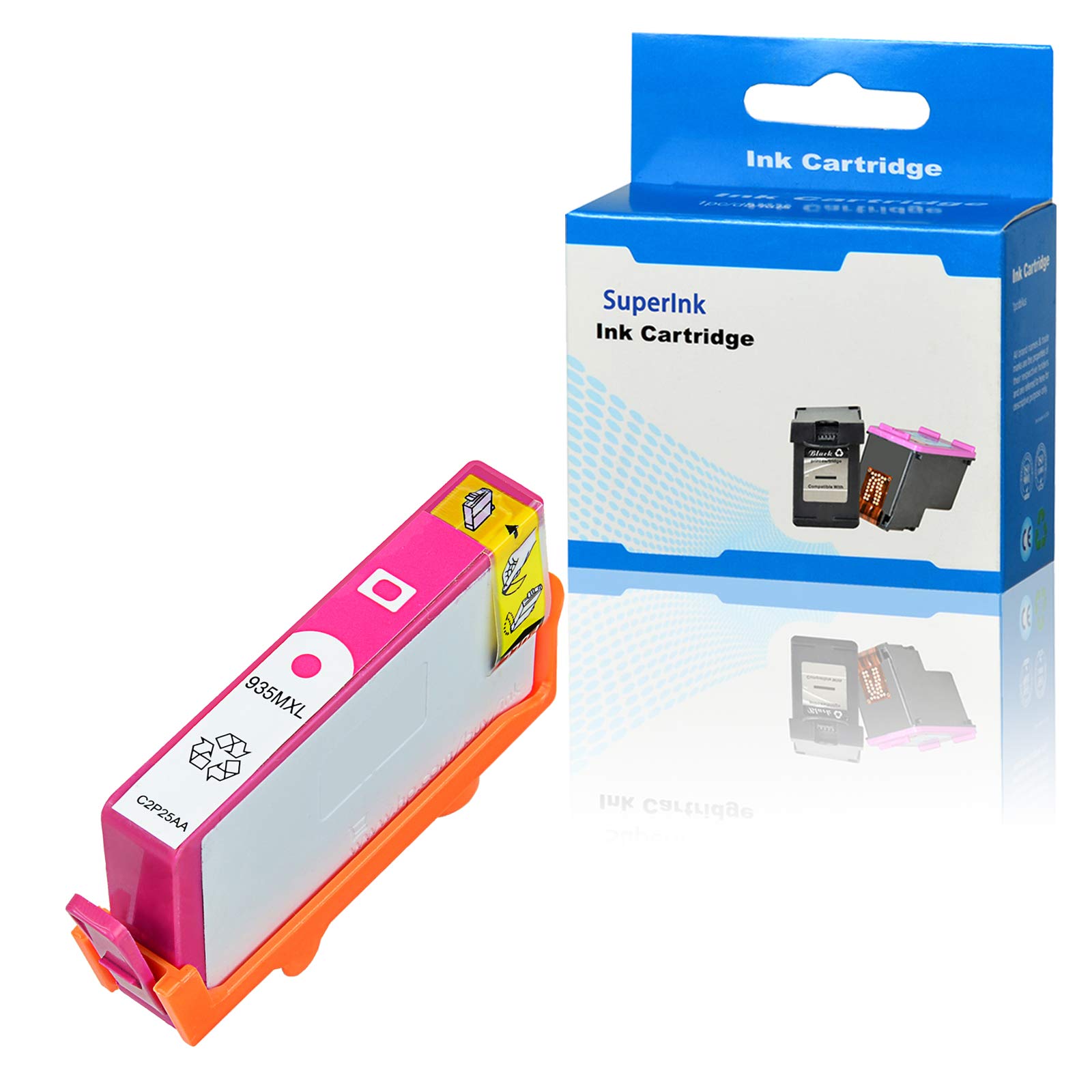 HP 935XL C2P25AN Compatible Ink Cartridge - Magenta (1-Pack) | Works with Officejet Pro 6830, 6230, 6835, 6812, 6815, 6820, 6220 Printers | Ideal for Home Office & Small Business Printing Needs