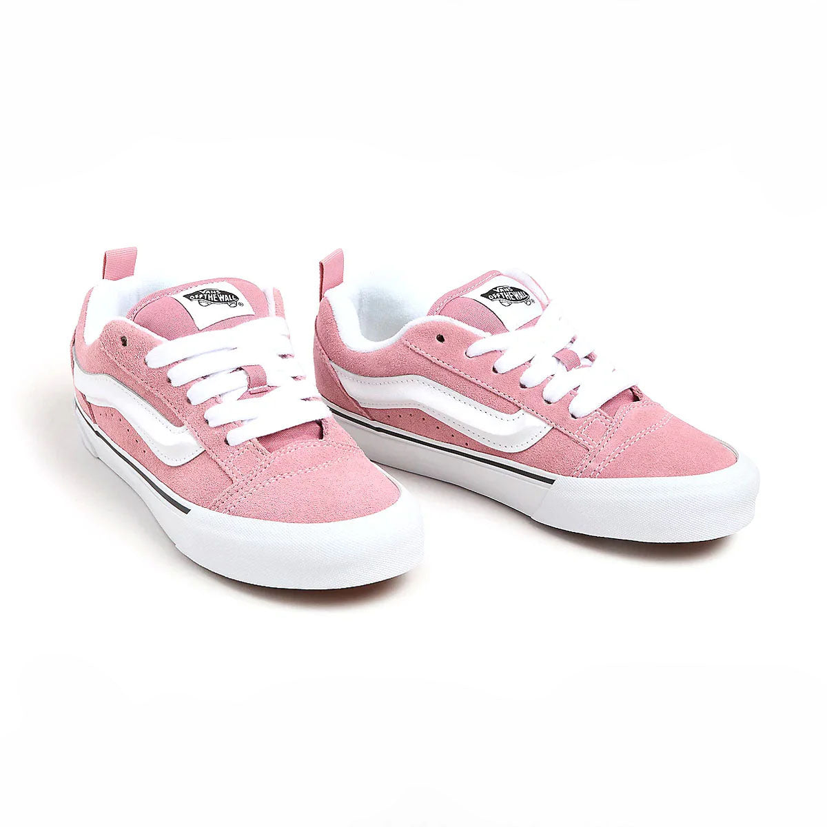 Knu Skool 'Pink' Vintage Sneakers - Women's Retro Skate Shoes for Casual Wear & Street Style Fashion | Perfect for Skating, Daily Outfits & 90s Inspired Looks