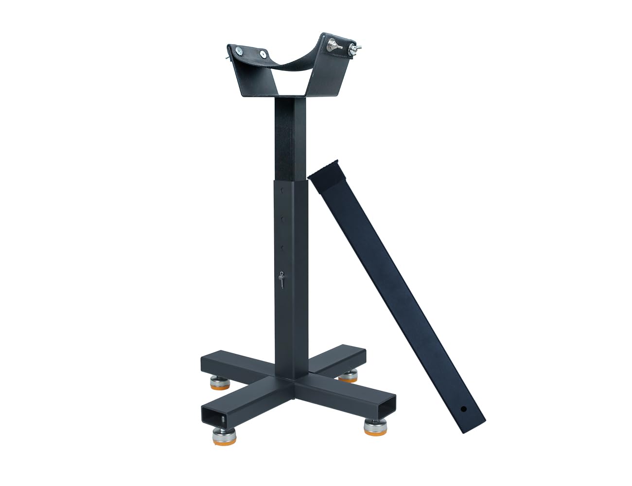 Professional Adjustable Height Farrier Hoof Stand - Heavy Duty Metal Horse Hoof Jack with Cross Base for Horseshoeing & Hoof Care | Perfect for Farriers, Veterinarians & Equestrian Professionals