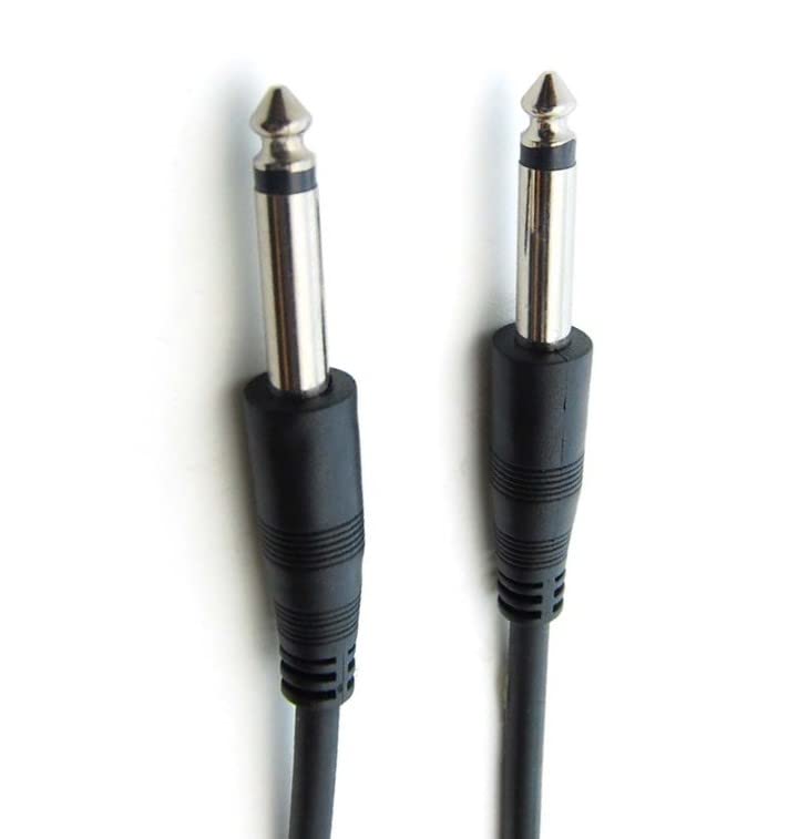 10ft 1/4 Inch Electric Instrument Cable - High Quality Amp Cord for Electric Guitar, Bass Guitar, Pro Audio Equipment, Speaker, Amplifier & Mixer - Perfect for Live Performances, Studio Recording & Home Practice