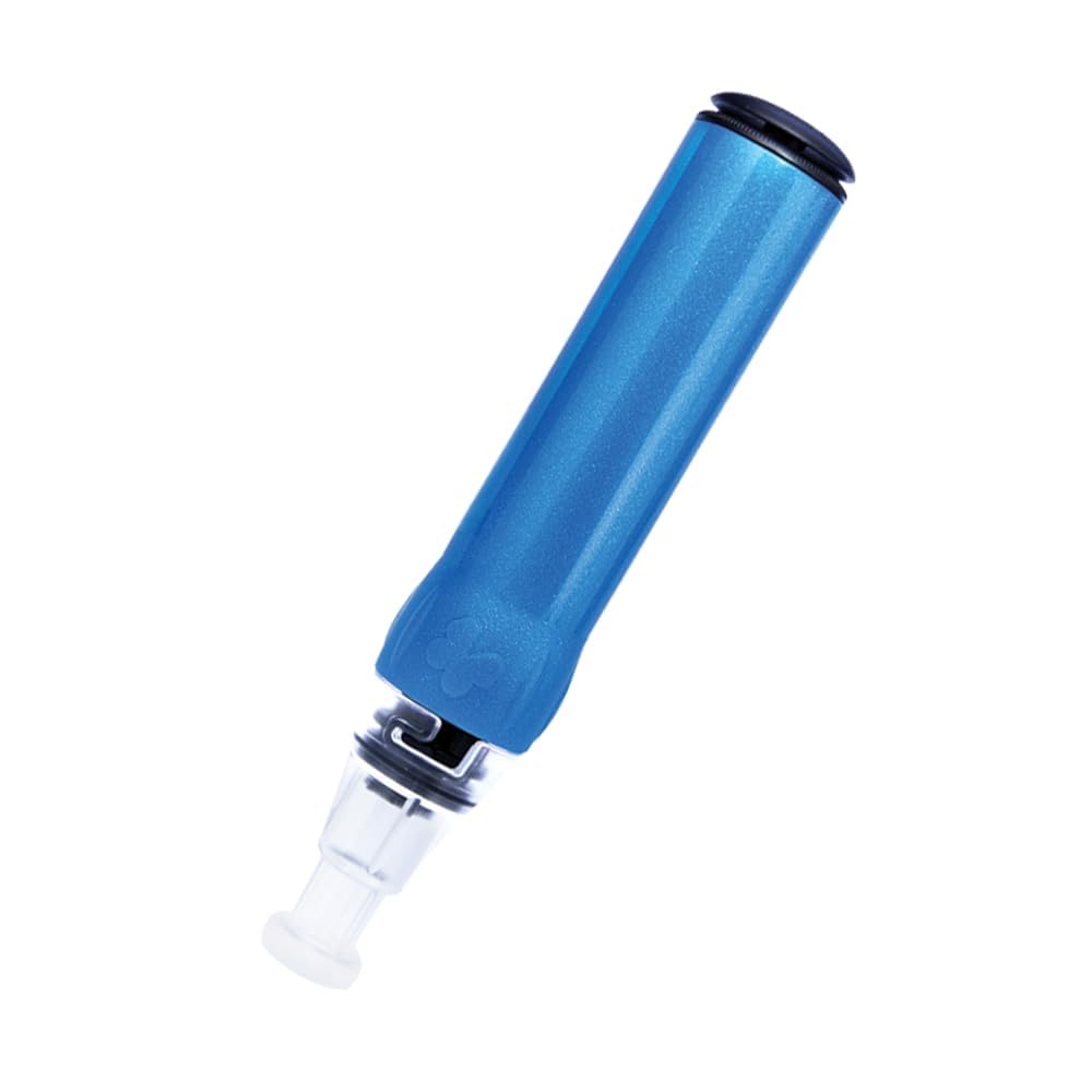 Genteel Plus Pain-Free Vacuum Lancing Device for Diabetes Testing - No Prick Blood Glucose, Ketone & DNA Home Test Kit (Butterfly Blue) - Ideal for Painless Fingerstick Testing at Home or Clinic