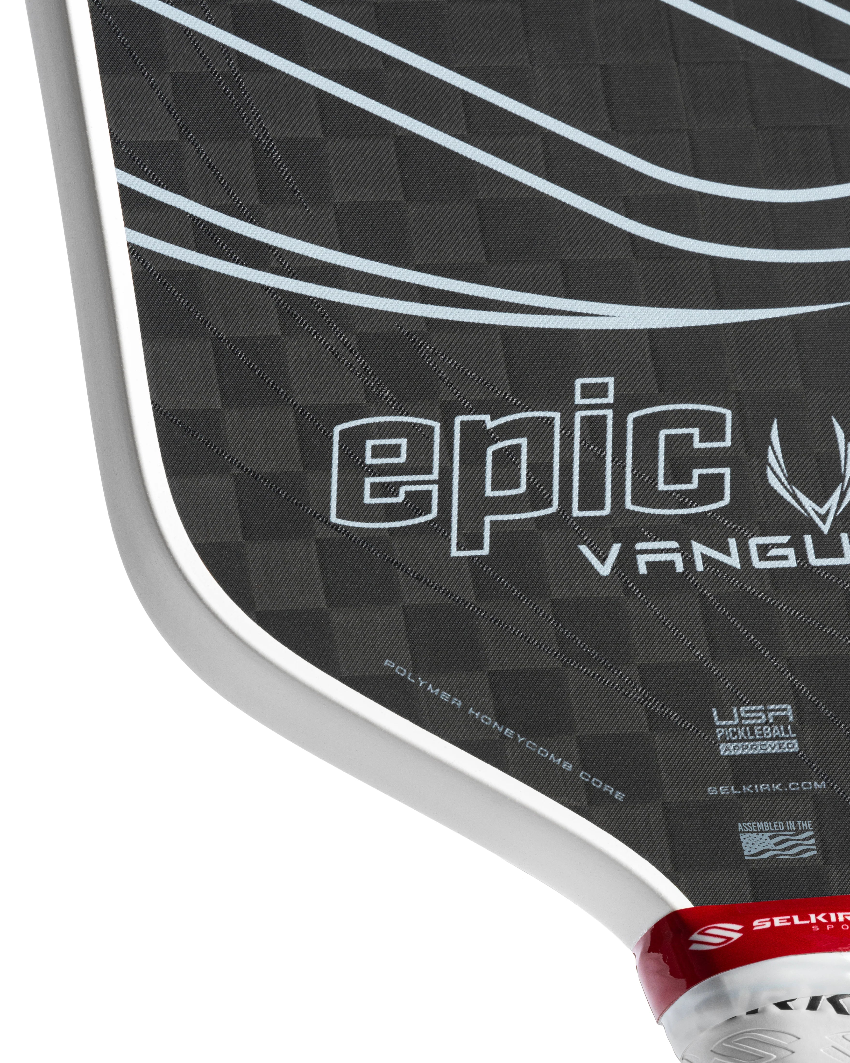 Selkirk Vanguard Pro Epic Pickleball Paddle - Premium Carbon Fiber Paddle for Competitive Play | Perfect for Tournaments & Outdoor Games