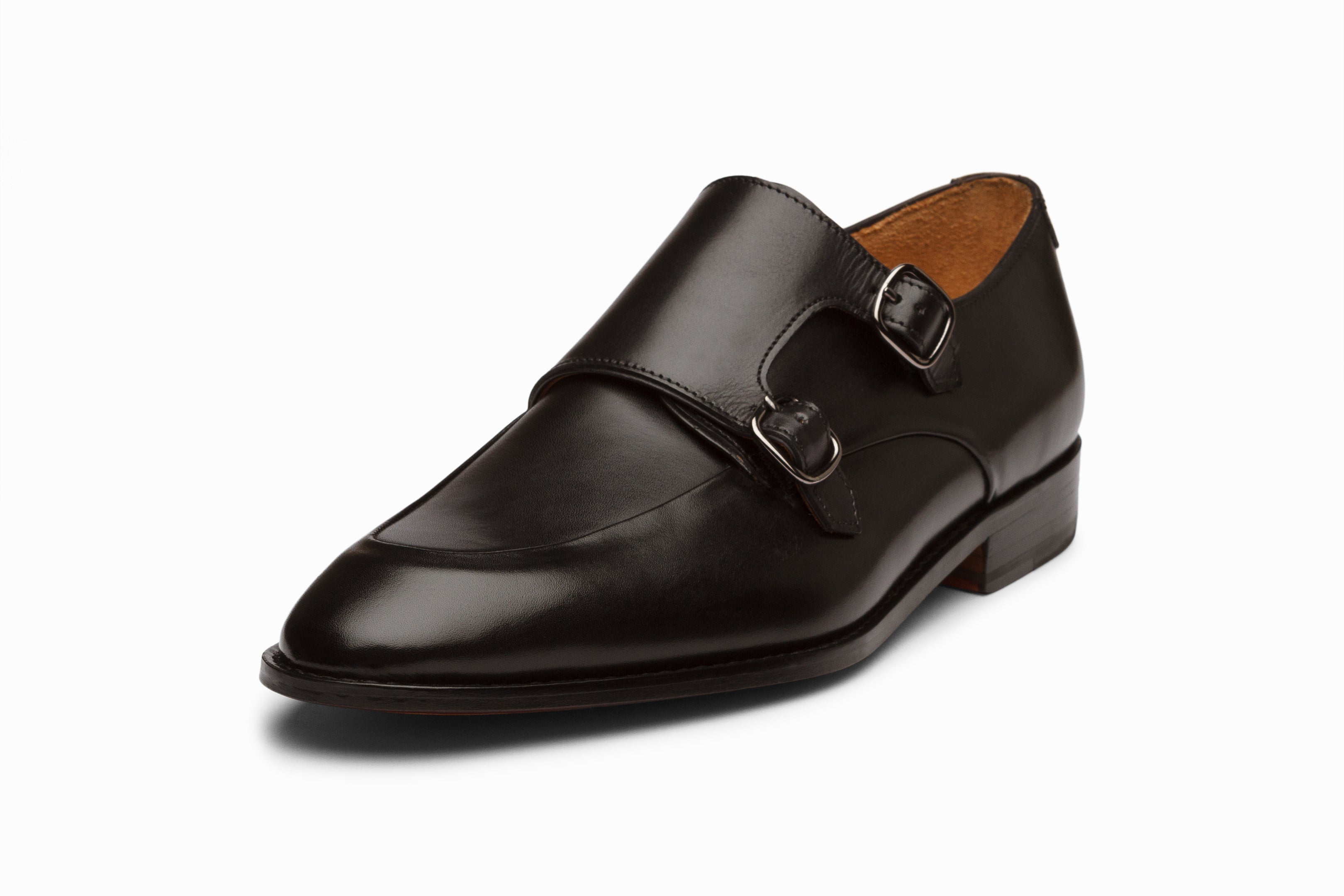 Premium Diplomat Double Monkstrap Dress Shoes for Men - Classic Black Leather Business Formal Oxfords - Perfect for Office, Weddings & Special Occasions