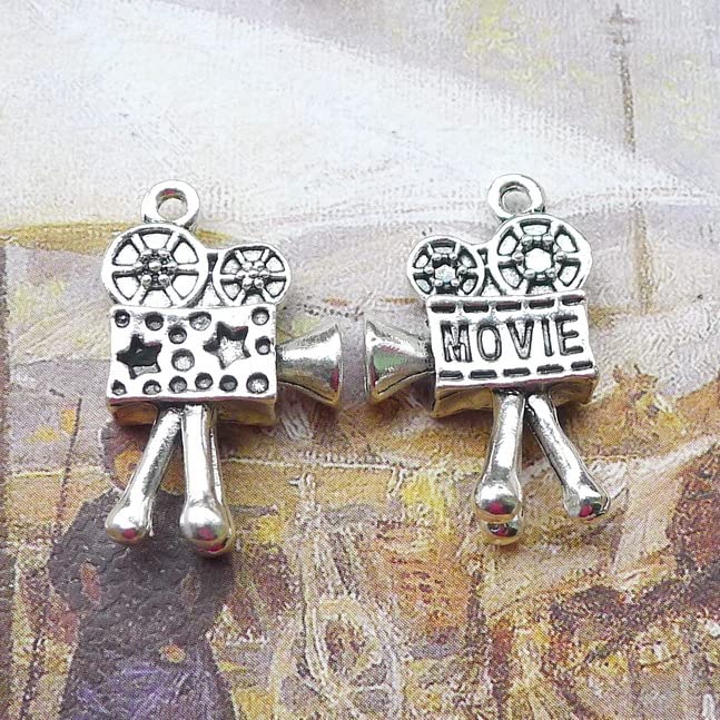 SEIRAA Director's Gift Bracelet - Lights Camera Action Charm Bangle for Actors & Movie Makers - Perfect for Film Premieres, Wrap Parties & Hollywood-Themed Events