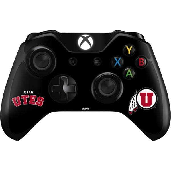 Officially Licensed Utah Utes Gaming Skin for Xbox One Controller - Custom Decal Wrap with Durable Protection | Perfect for Gamers, Collectors & College Sports Fans