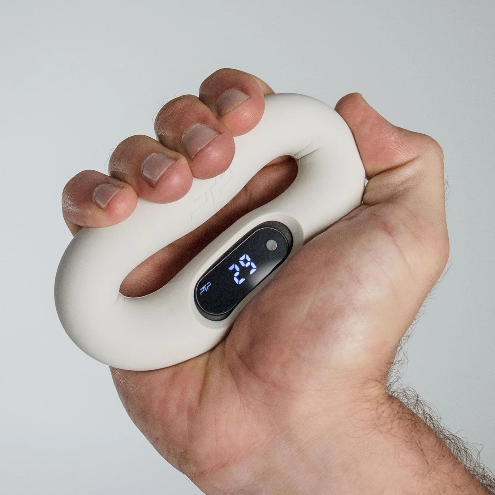 PTP Smart Hand Grip Loops - Black & White - Adjustable Finger Exercise Bands for Hand Therapy, Strength Training & Rehabilitation - Perfect for Athletes, Office Workers & Seniors