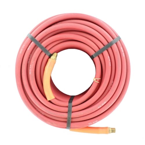 Aronson AH1/4X25 1/4-Inch x 25-Foot Red Air Hose - Heavy Duty PVC Pneumatic Hose for Air Compressors, Tire Inflation & Industrial Tools