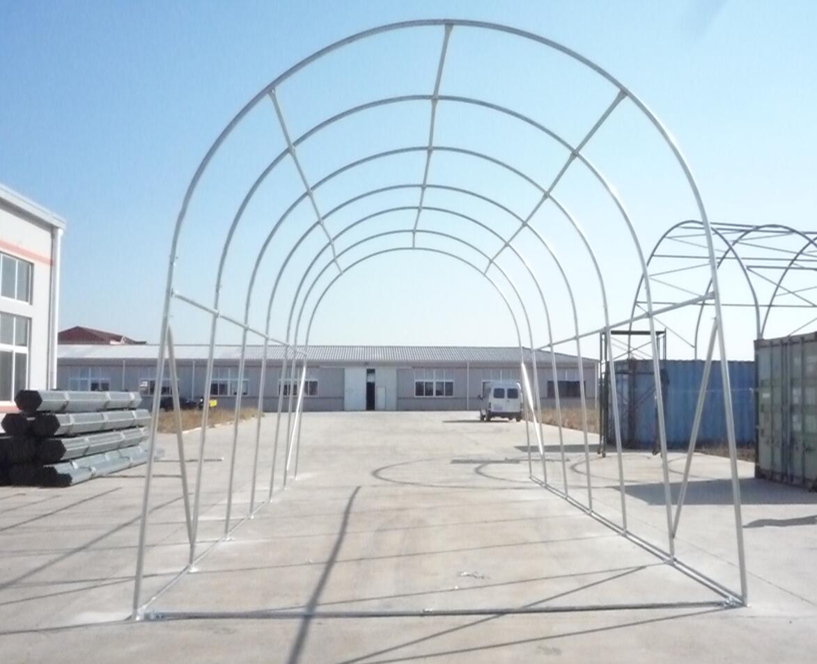 14'x30'x14' Heavy Duty PVC Storage Shelter Building - Waterproof, UV Resistant All Weather Protection for Outdoor Equipment, Vehicles & Garden Storage