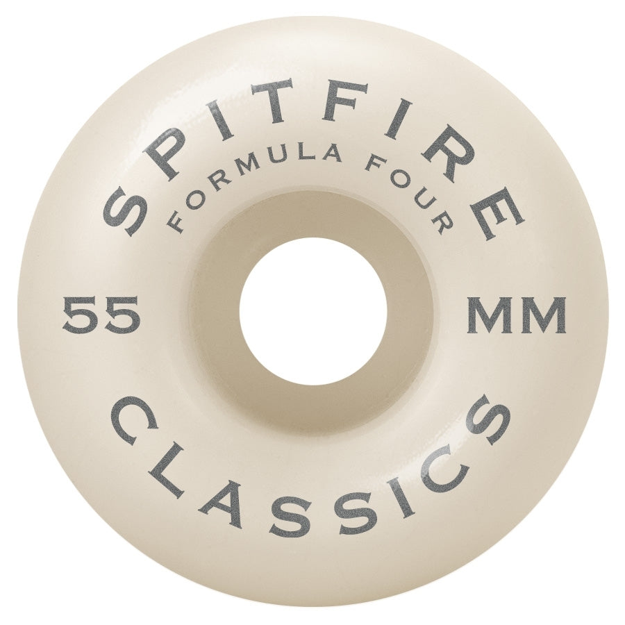 Spitfire F499 55mm Classic Skateboard Wheels - High Performance for Street & Park Skating
