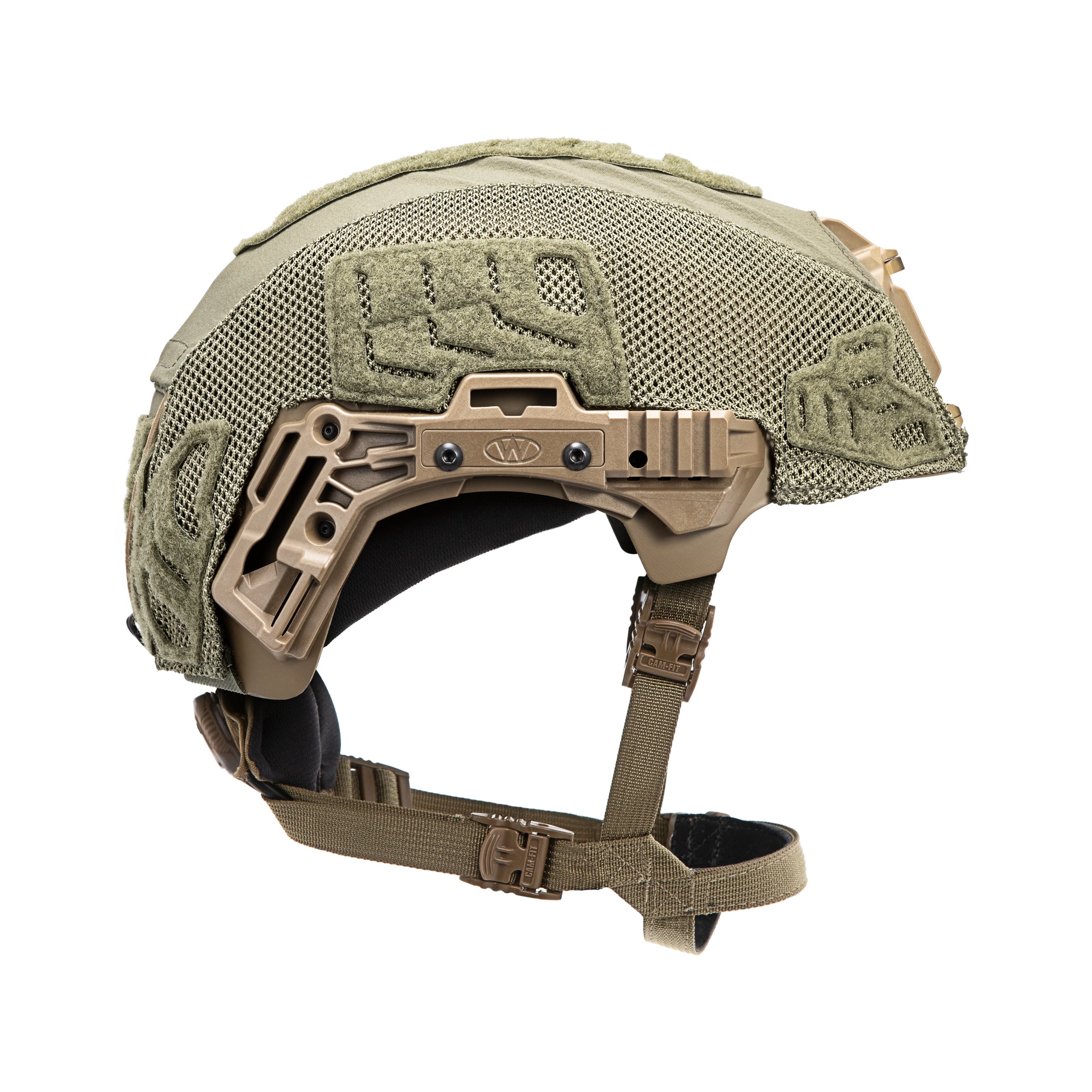 Team Wendy Exfil Carbon Helmet Cover - Tactical Helmet Accessory for Military & Outdoor Use - Lightweight & Durable for Combat, Airsoft, and Hunting